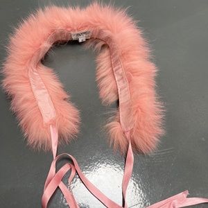 simonetta real fur scarf